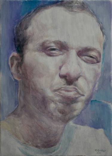 Original Figurative Portrait Paintings by Anthony Miguel
