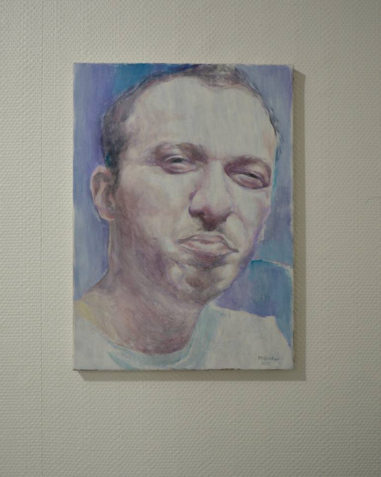 Original Portrait Painting by Anthony Miguel