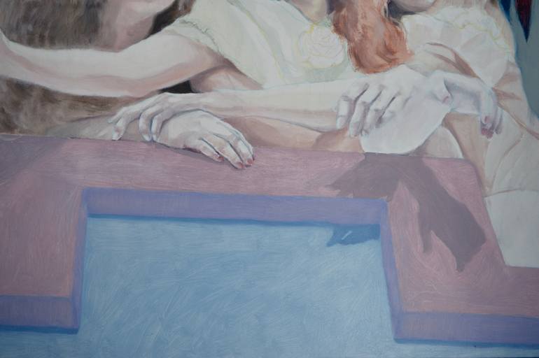Original Figurative Women Painting by Anthony Miguel