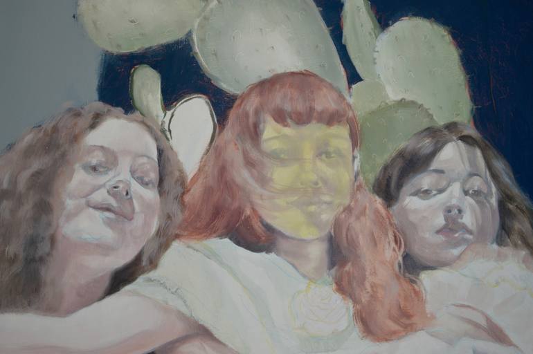 Original Figurative Women Painting by Anthony Miguel