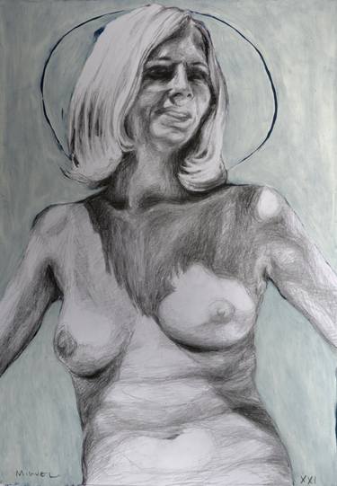 Print of Figurative Nude Drawings by Anthony Miguel