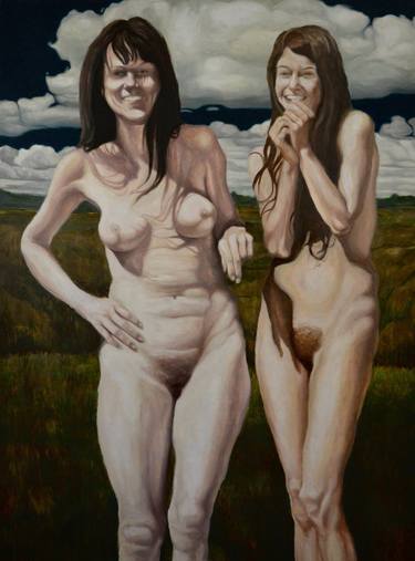 Print of Figurative Women Paintings by Anthony Miguel