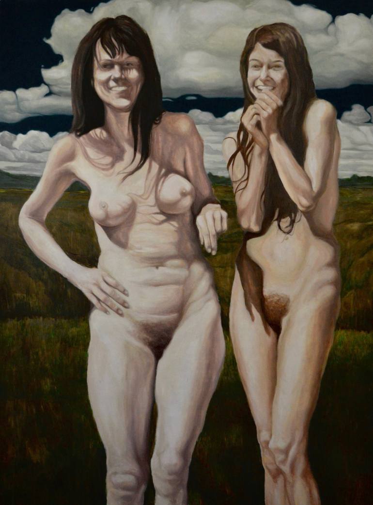 Print of Figurative Women Paintings by Anthony Miguel