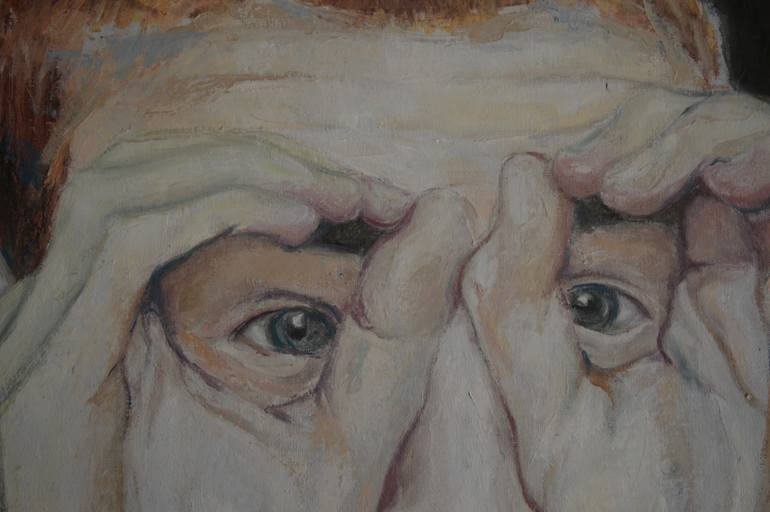 Original Figurative People Painting by Anthony Miguel