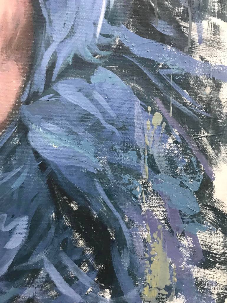 Original Figurative People Painting by Anthony Miguel