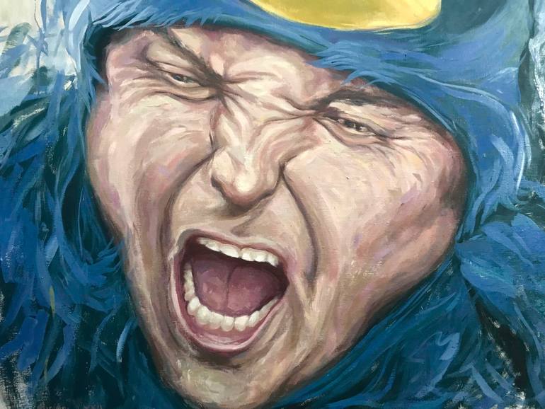 Original Figurative People Painting by Anthony Miguel