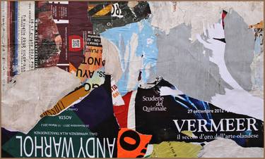 Original Abstract Collage by Michele Senesi