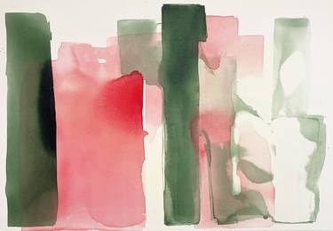 Original Abstract Expressionism Abstract Painting by Michaela Gogova