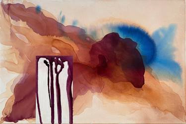Original Abstract Expressionism Abstract Painting by Michaela Gogova