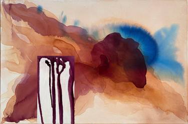 Original Abstract Expressionism Abstract Painting by Michaela Gogova