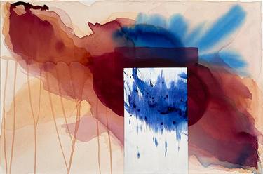 Original Abstract Expressionism Abstract Painting by Michaela Gogova