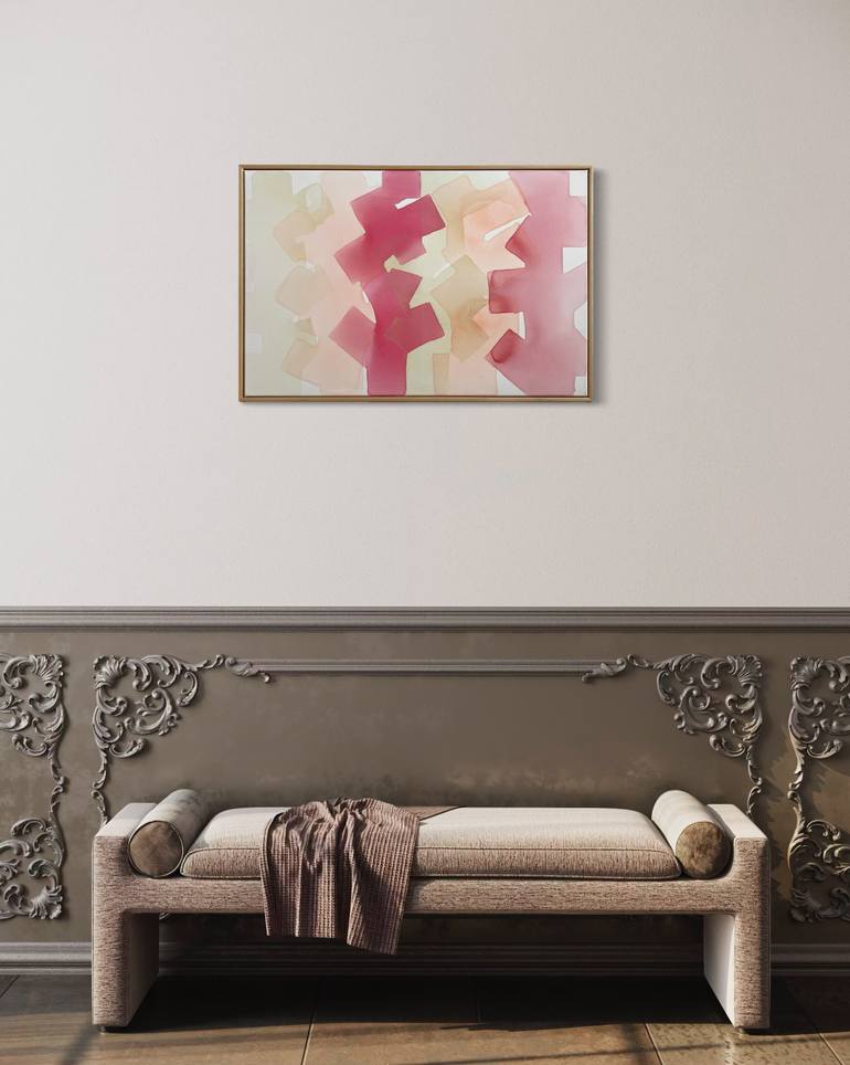 Original Abstract Expressionism Abstract Painting by Michaela Gogova