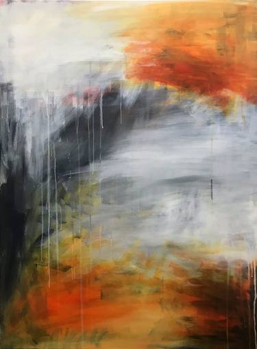Original Abstract Expressionism Abstract Paintings by Michaela Gogova