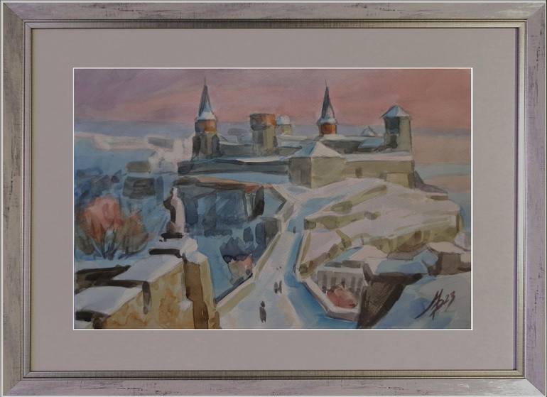 Original Expressionism Travel Painting by Mykhailo Patskan