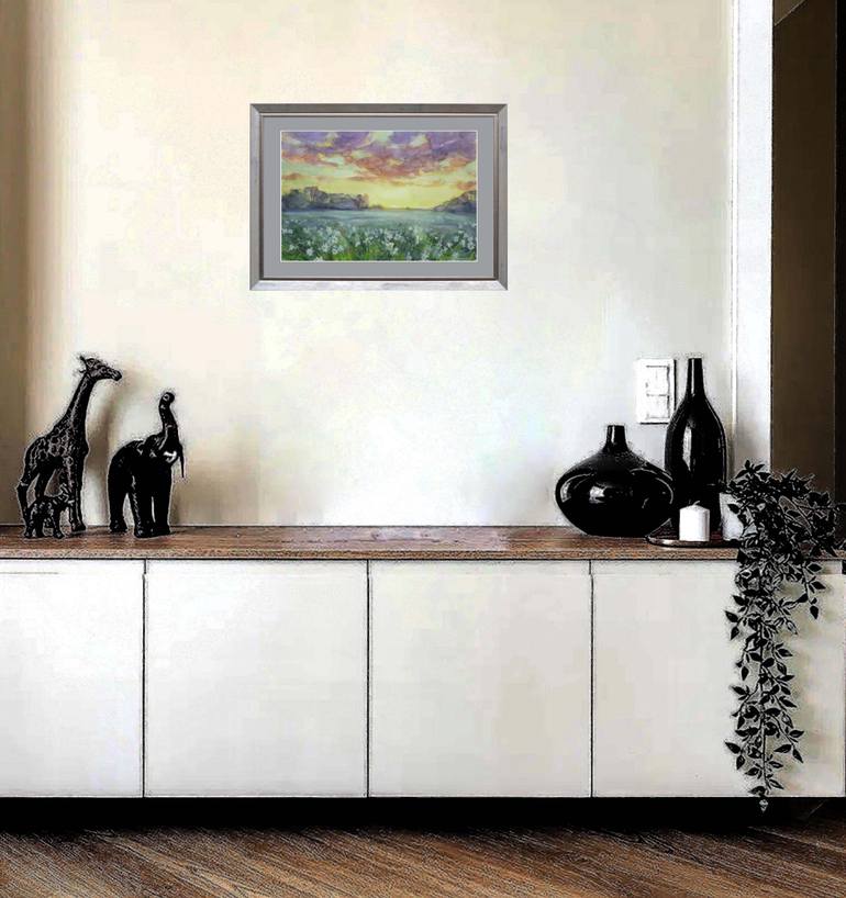 Original Expressionism Landscape Painting by Mykhailo Patskan