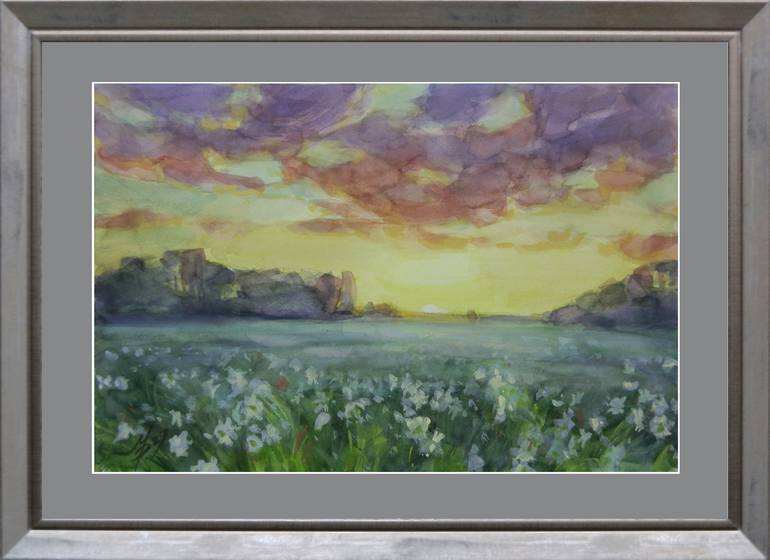 Original Expressionism Landscape Painting by Mykhailo Patskan