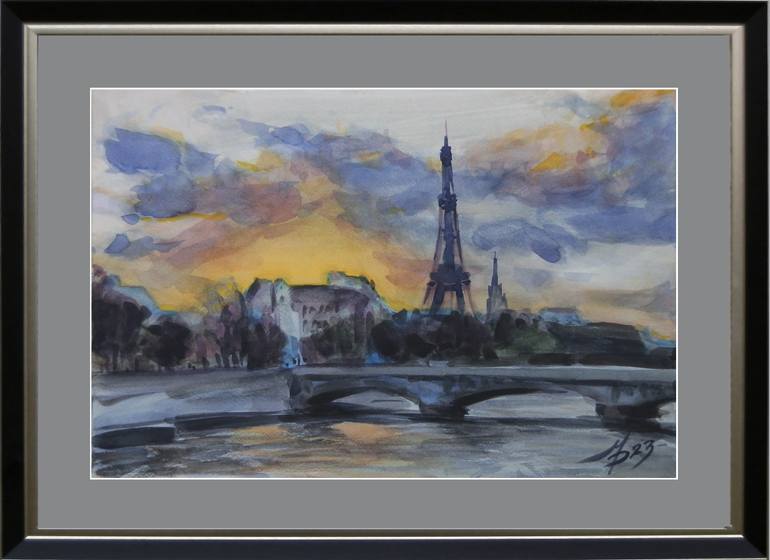 Original Expressionism Landscape Painting by Mykhailo Patskan