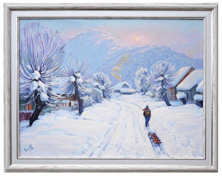 Original Landscape Painting by Mykhailo Patskan