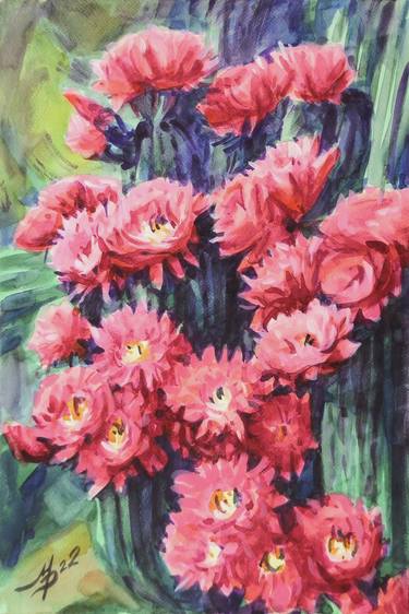 Original Floral Paintings by Mykhailo Patskan