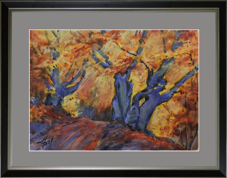 Original Impressionism Landscape Painting by Mykhailo Patskan