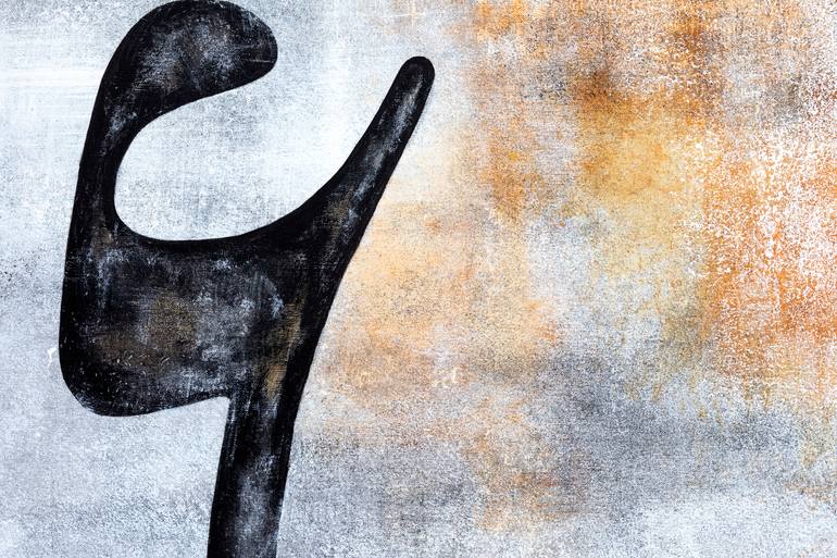 Original Abstract Calligraphy Painting by Azita Panahpour