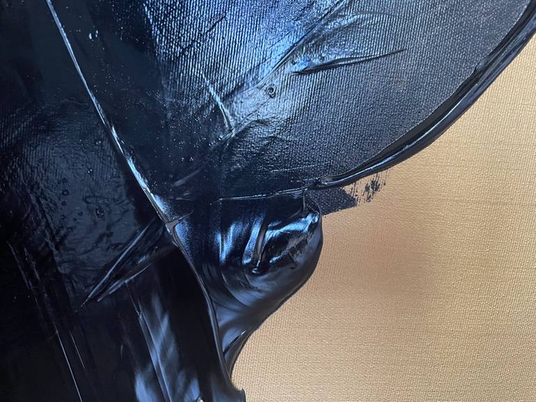 Original Abstract Expressionism Boat Painting by Mishino Altone