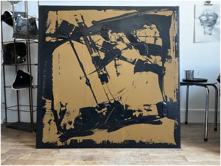 Original Abstract Expressionism Abstract Painting by Mishino Altone