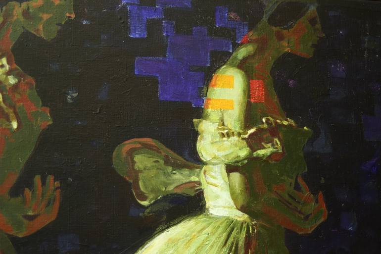 Original Modernism Women Painting by Ed Potapenkov