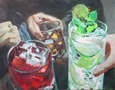 Print of Modern Food & Drink Paintings by Ed Potapenkov