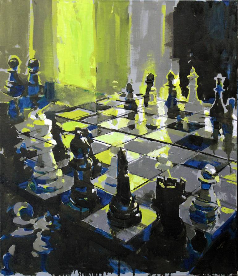 Chess Art Painting