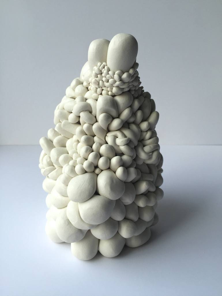 Original Modernism Geometric Sculpture by Angela Schwer