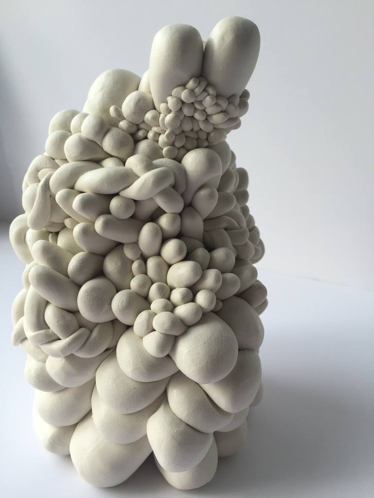 Original Modernism Geometric Sculpture by Angela Schwer