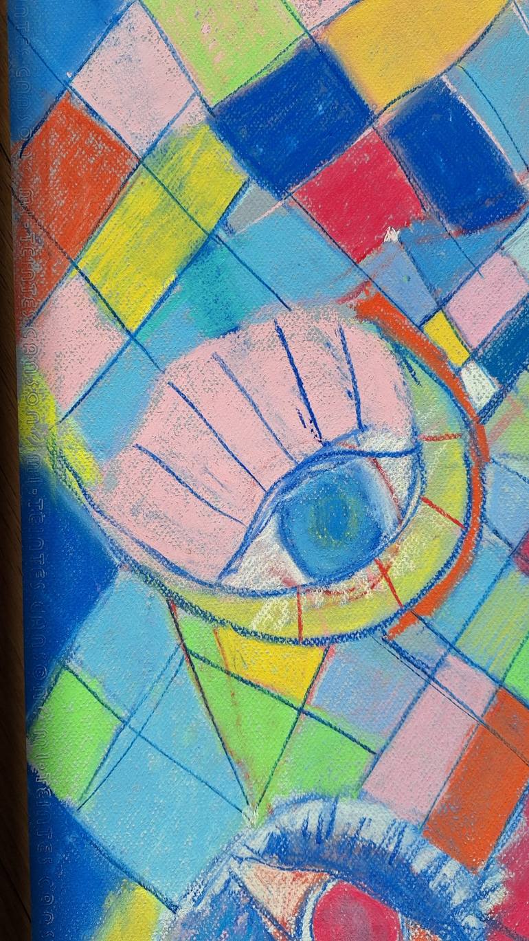 Original Abstract Expressionism Abstract Painting by Bibiana Ulanosky