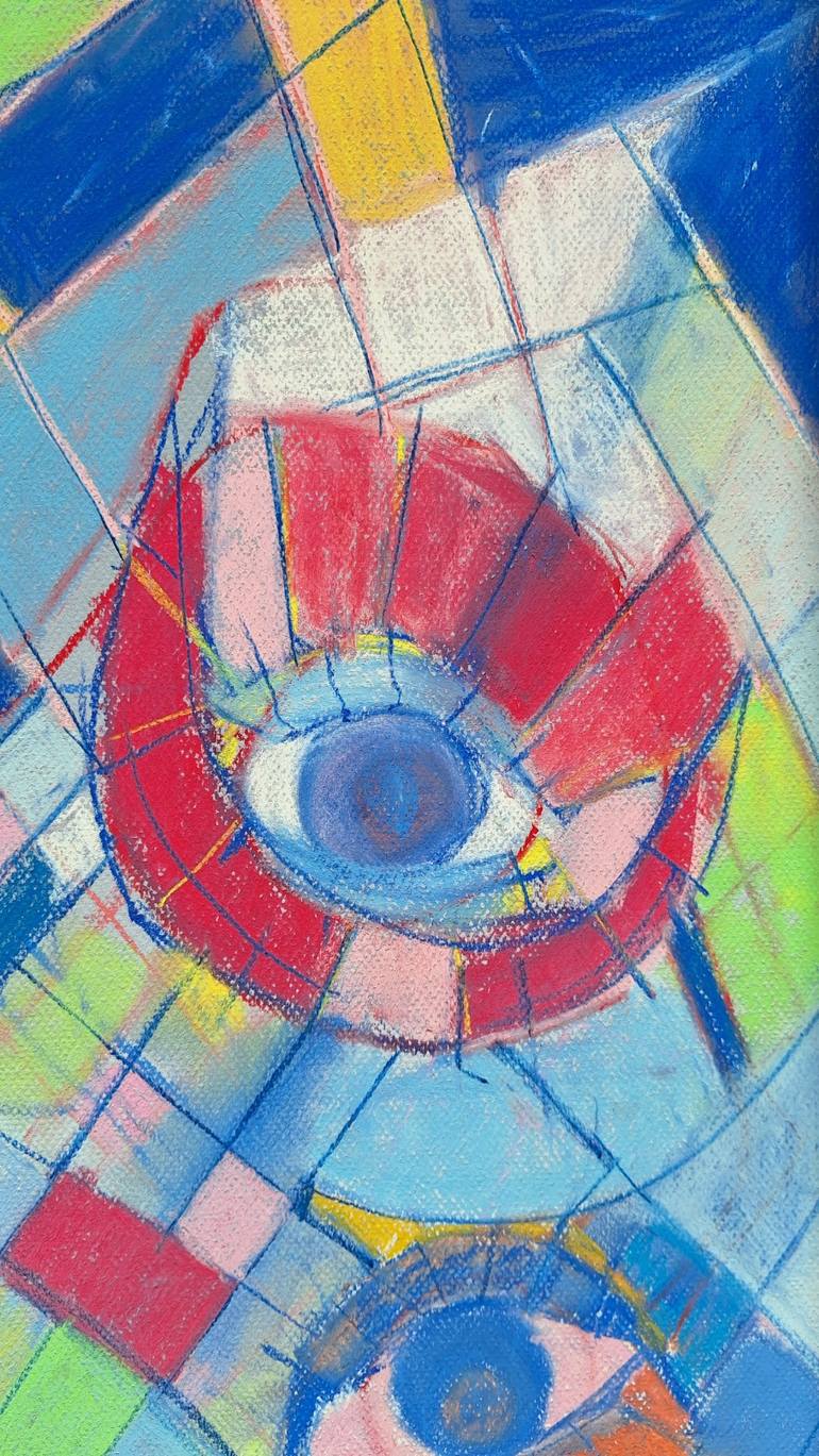 Original Abstract Expressionism Abstract Painting by Bibiana Ulanosky