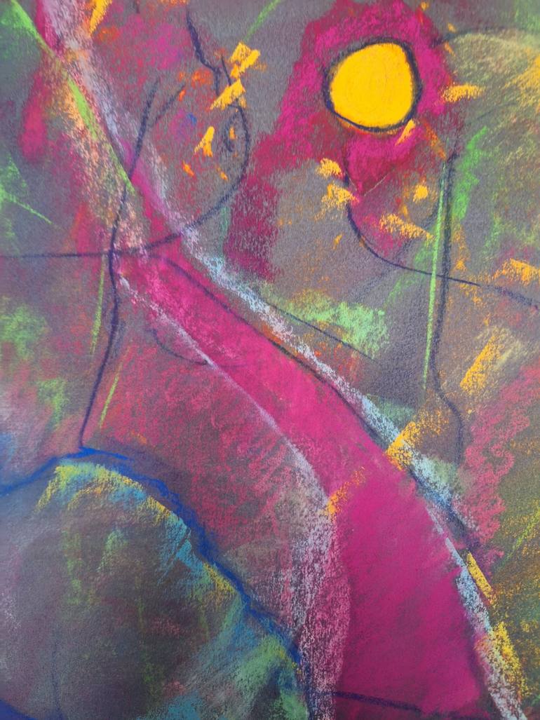 Original Contemporary Abstract Painting by Bibiana Ulanosky