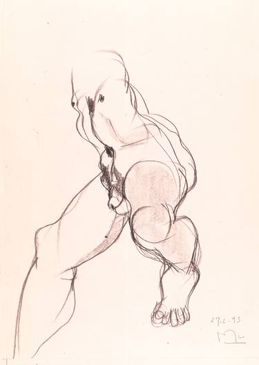 Print of Nude Drawings by Bibiana Ulanosky