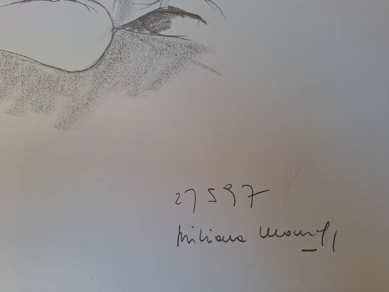 Original Contemporary Nude Drawing by Bibiana Ulanosky