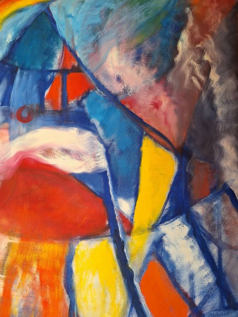 Original Abstract Expressionism Nature Painting by Bibiana Ulanosky