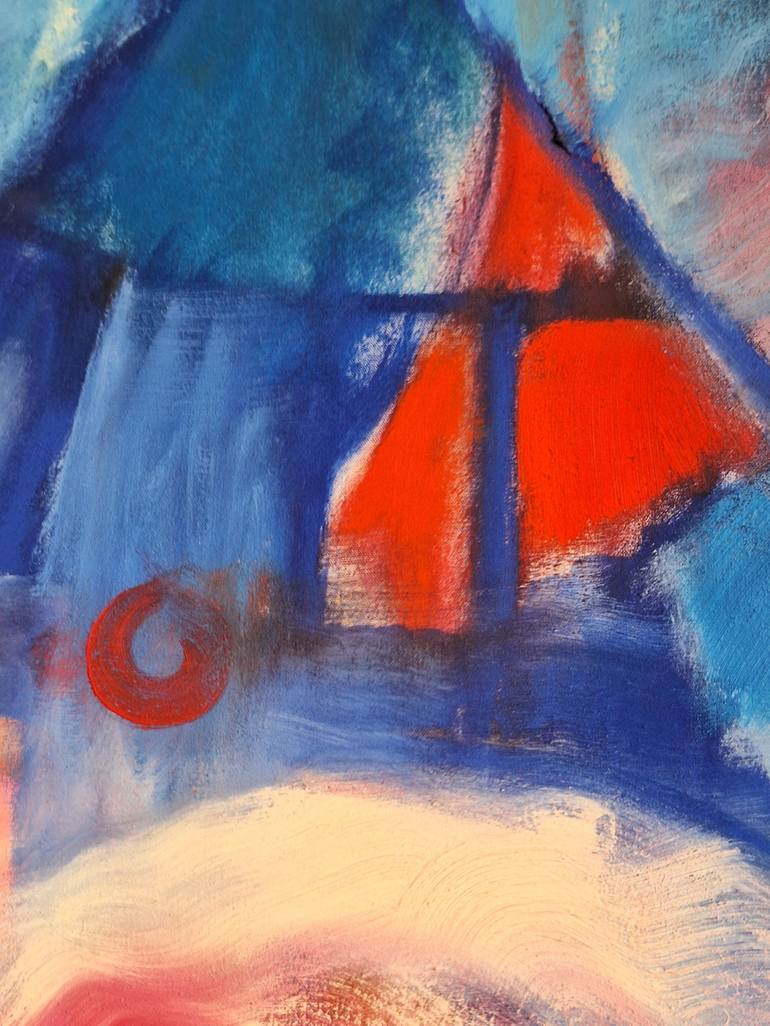 Original Abstract Expressionism Nature Painting by Bibiana Ulanosky