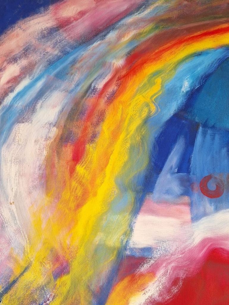 Original Abstract Expressionism Nature Painting by Bibiana Ulanosky