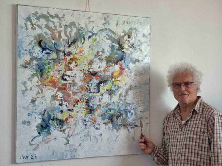 Original Abstract Music Painting by Shalev Mann