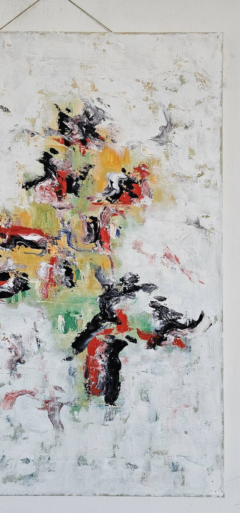 Original Abstract Political Painting by Shalev Mann