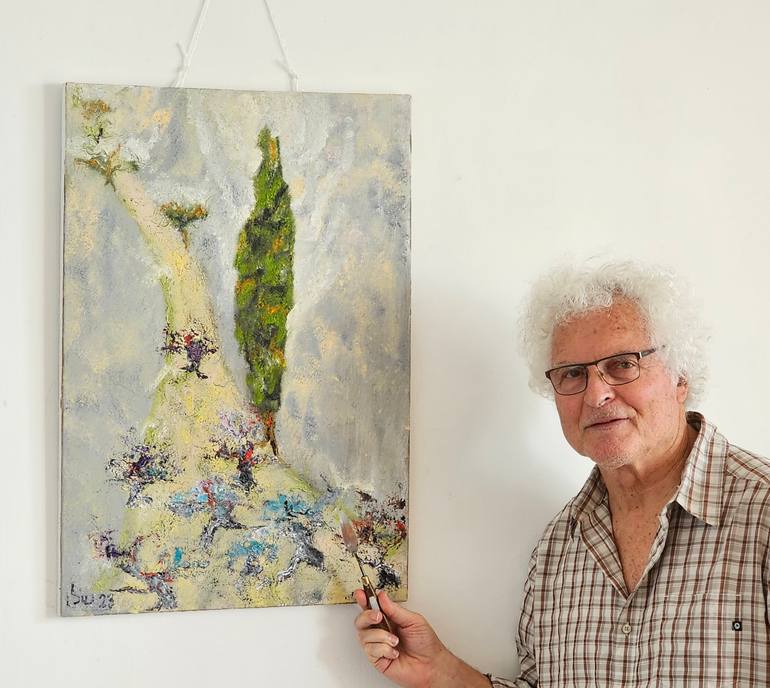 Original Figurative Landscape Painting by Shalev Mann