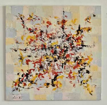 Original Abstract Music Paintings by Shalev Mann