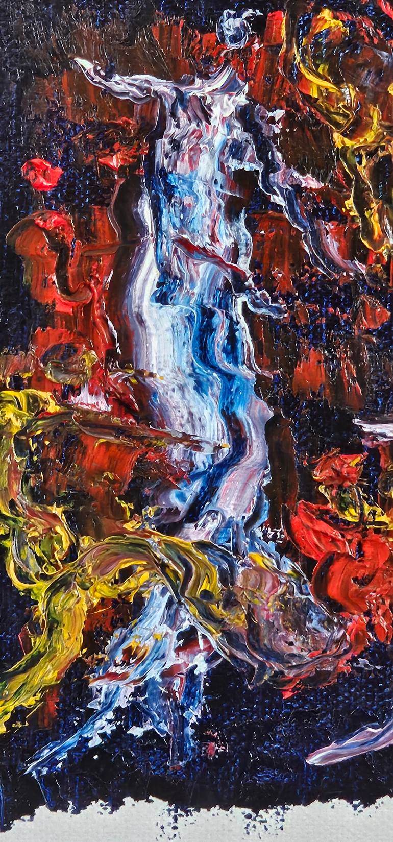 Original Figurative Abstract Painting by Shalev Mann