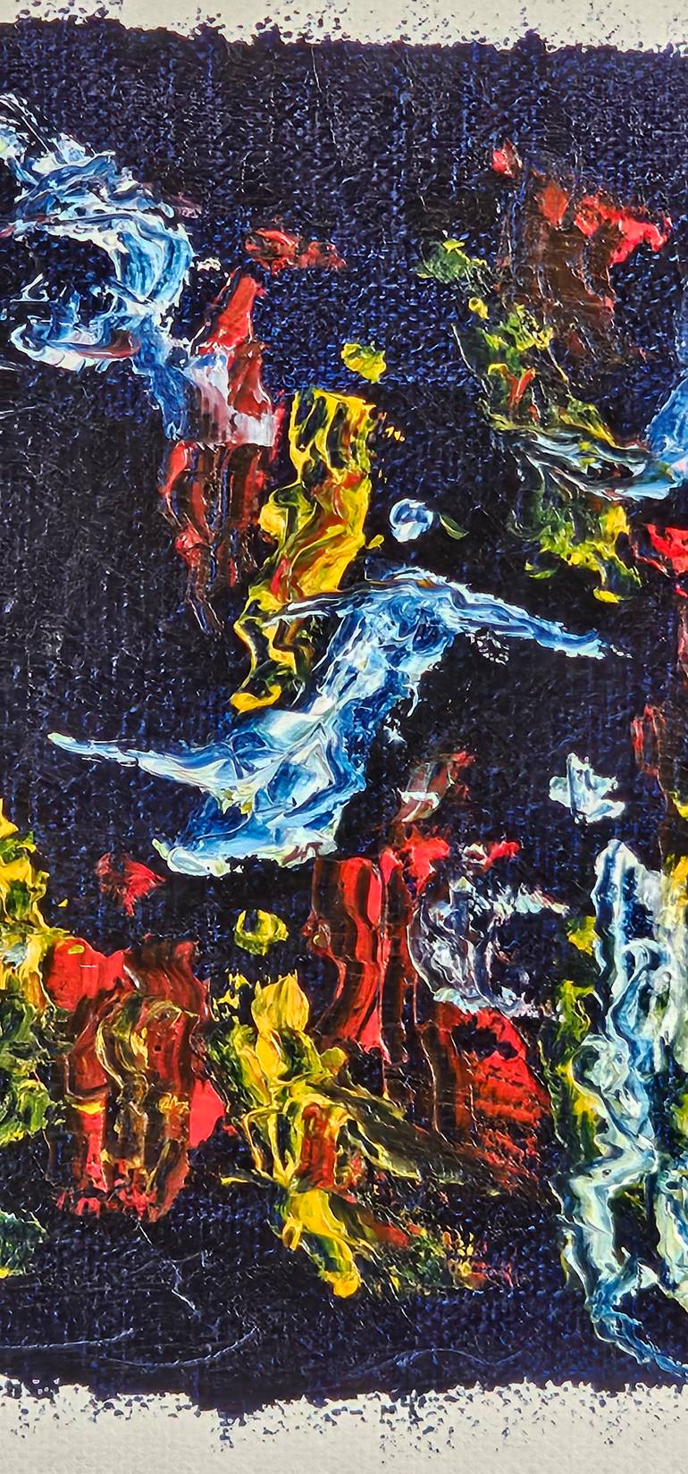 Original Figurative Abstract Painting by Shalev Mann