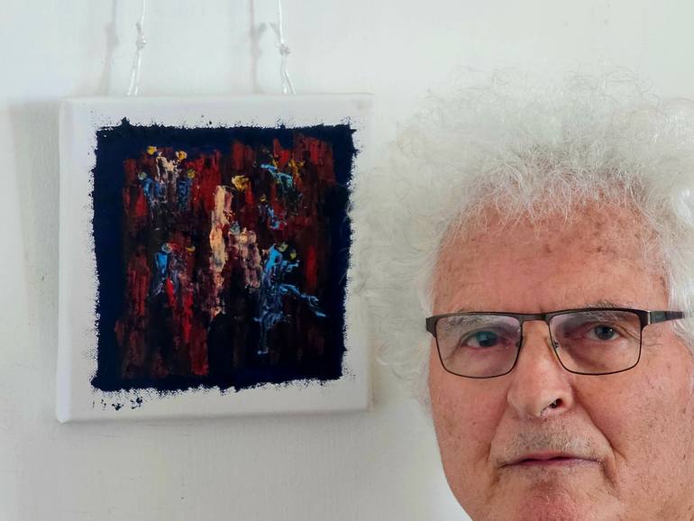 Original Figurative Abstract Painting by Shalev Mann