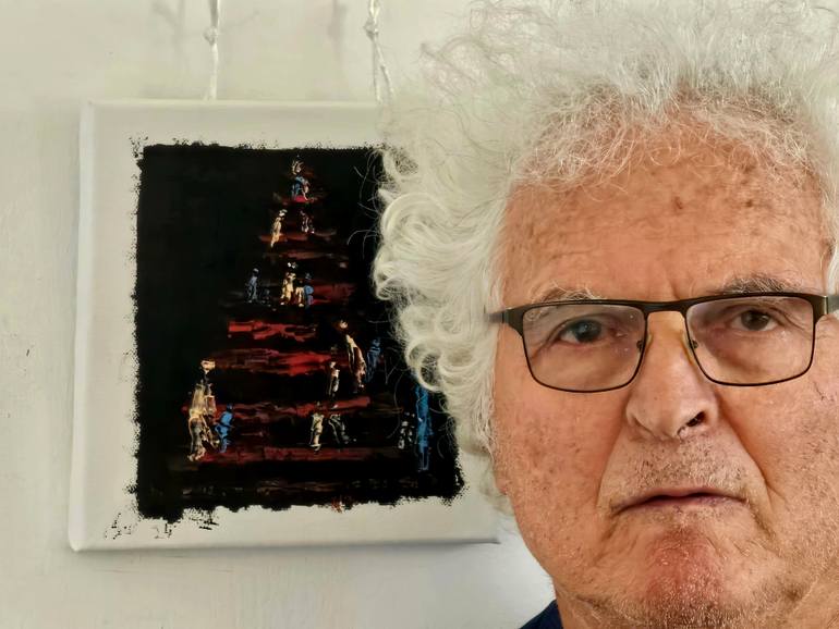 Original Figurative Abstract Painting by Shalev Mann