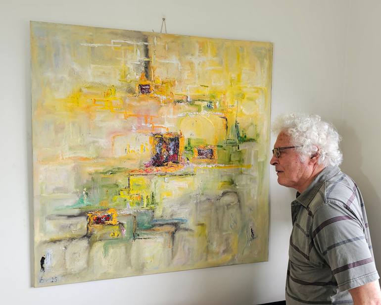 Original Figurative Abstract Painting by Shalev Mann