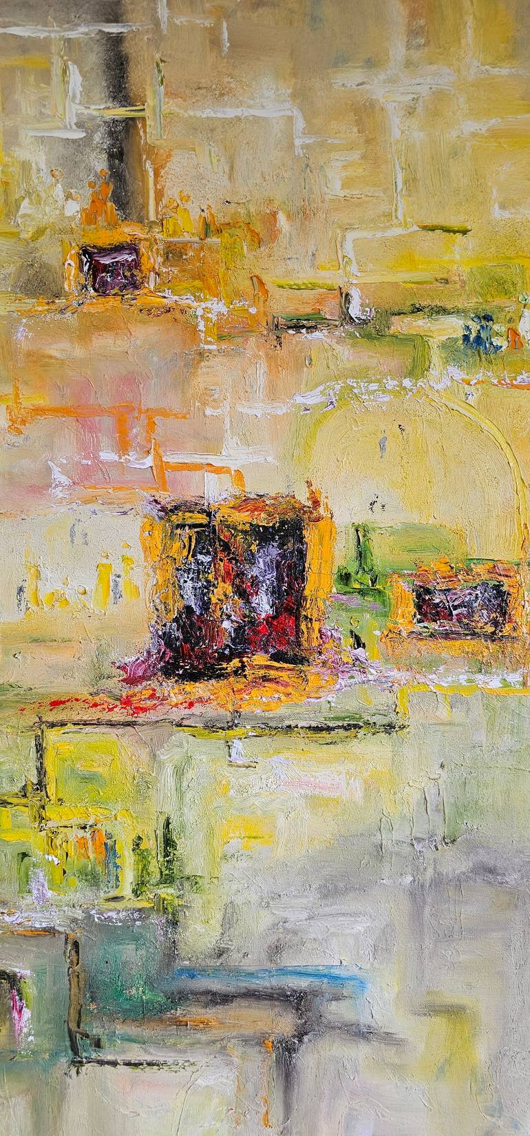 Original Figurative Abstract Painting by Shalev Mann